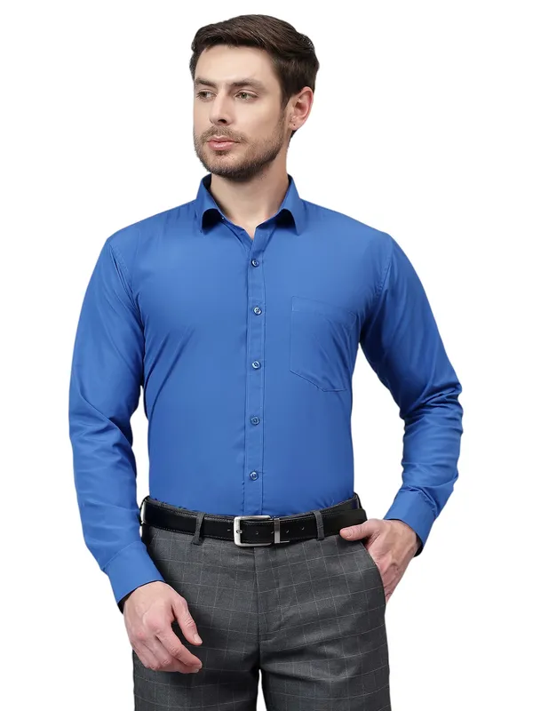 Royal_Blue_Slim_Fit_Solid_Spread_Collar_Full_Sleeve_Rich_Cotton_Formal_Shirt_For_Men