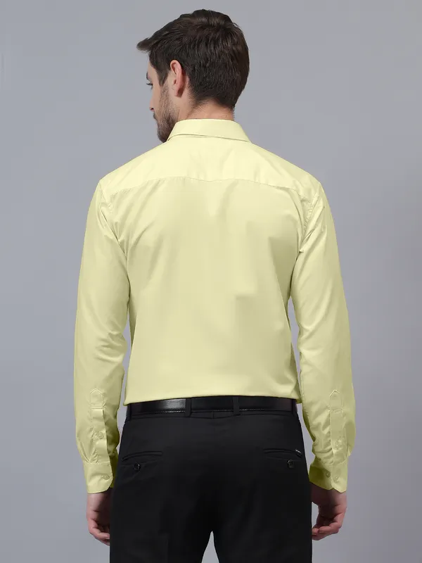 Lemon_Slim_Fit_Solid_Spread_Collar_Full_Sleeve_Rich_Cotton_Formal_Shirt_For_Men