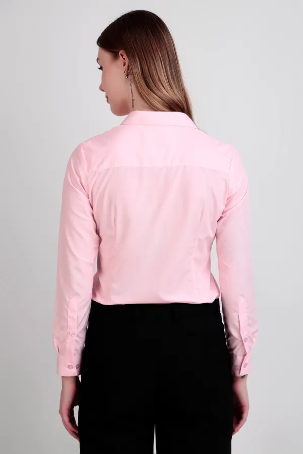 Pink_Regular_Fit_Solid_Spread_Collar_Full_Sleeve_Rich_Cotton_Shirt_For_Women
