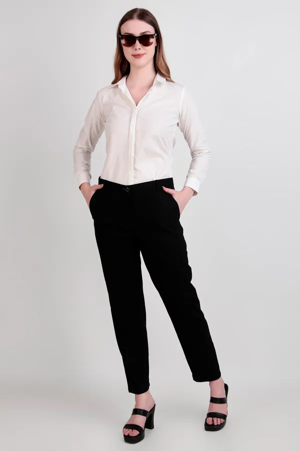 Cream_Regular_Fit_Solid_Spread_Collar_Full_Sleeve_Rich_Cotton_Shirt_For_Women