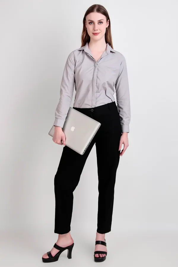 Grey_Regular_Fit_Solid_Spread_Collar_Full_Sleeve_Rich_Cotton_Shirt_For_Women