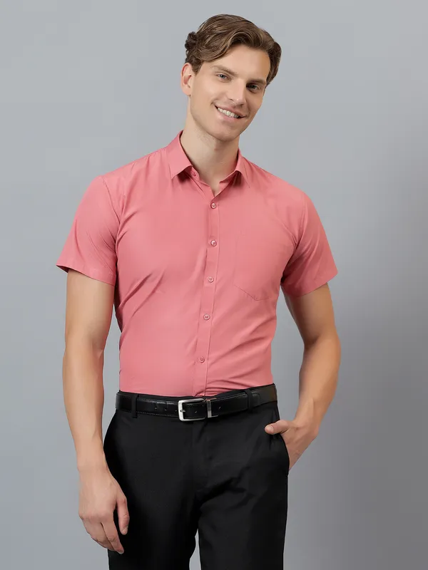 Coral_Slim_Fit_Solid_Spread_Collar_Half_Sleeve_Formal_Shirt_For_Men