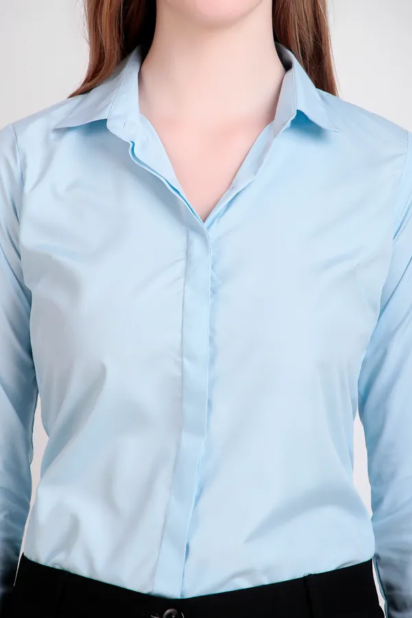 Sky_Blue_Regular_Fit_Solid_Spread_Collar_Full_Sleeve_Rich_Cotton_Shirt_For_Women