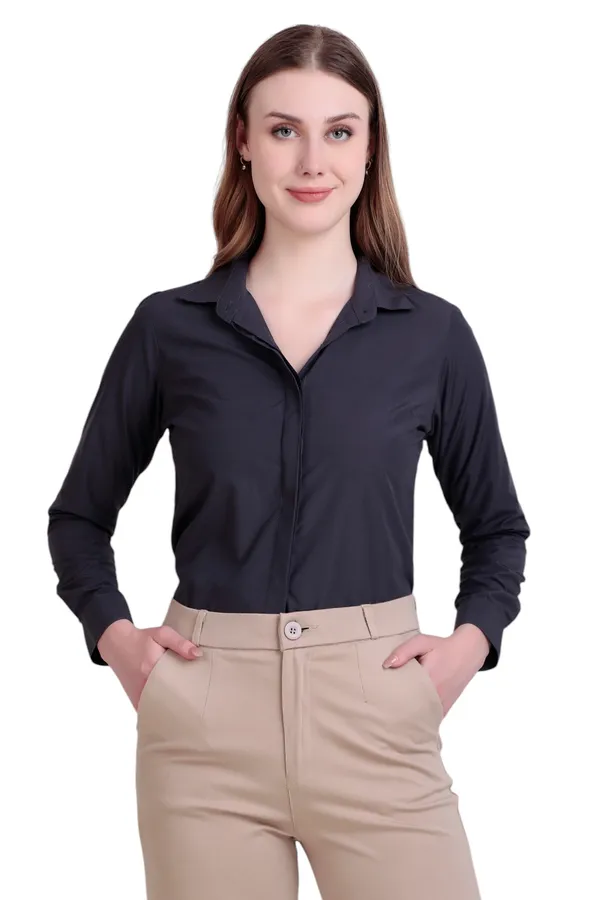Charcoal_Regular_Fit_Solid_Spread_Collar_Full_Sleeve_Rich_Cotton_Shirt_For_Women
