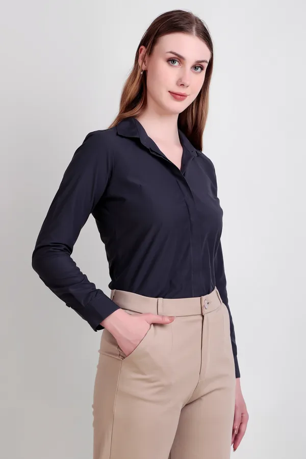 Charcoal_Regular_Fit_Solid_Spread_Collar_Full_Sleeve_Rich_Cotton_Shirt_For_Women