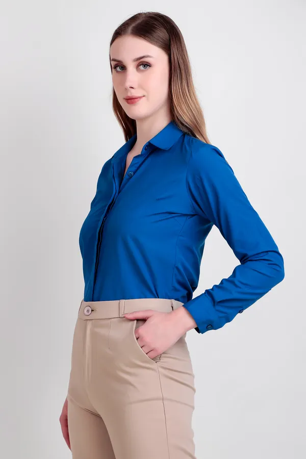 Royal_Blue_Regular_Fit_Solid_Spread_Collar_Full_Sleeve_Rich_Cotton_Shirt_For_Women