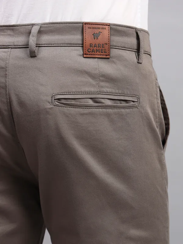 Light_Brown_Relaxed_Straight_Leg_Slim_Fit_High_Rise_Trousers_For_Men