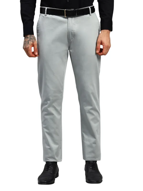 Ice_Blue_Relaxed_Straight_Leg_Slim_Fit_High_Rise_Chinos_Trousers_For_Men
