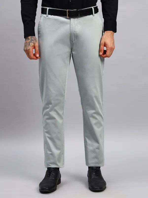 Ice_Blue_Relaxed_Straight_Leg_Slim_Fit_High_Rise_Chinos_Trousers_For_Men