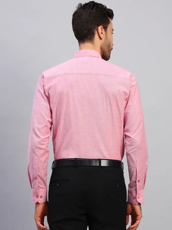 Pink_Original_Button_Down_Collar_Slim_Fit_Cotton_Formal_Shirt_For_Men