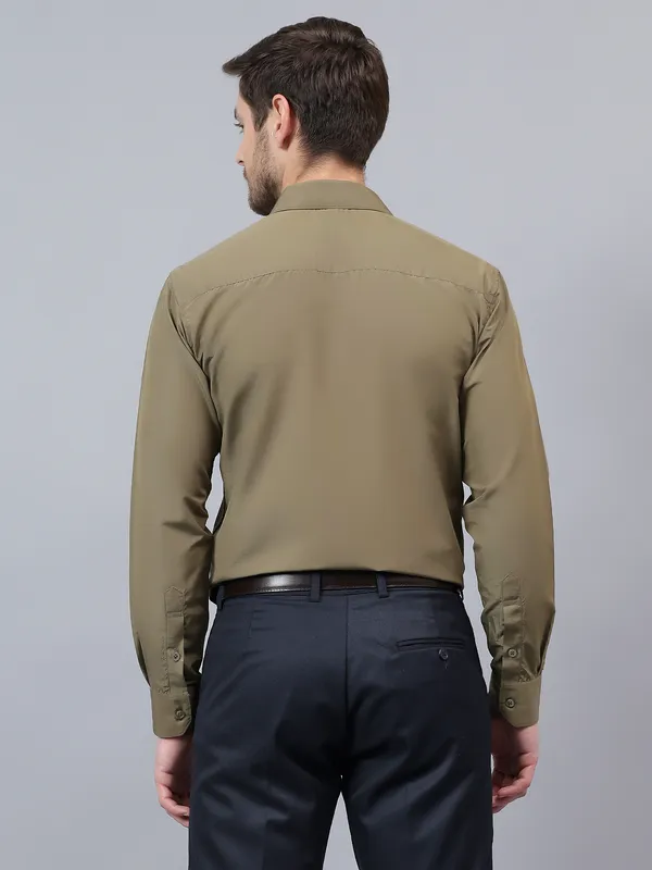 Olive_Brown_Slim_Fit_Solid_Spread_Collar_Full_Sleeve_Rich_Cotton_Formal_Shirt_For_Men