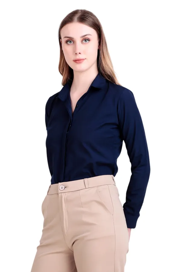 Navy_Blue_Regular_Fit_Solid_Spread_Collar_Full_Sleeve_Rich_Cotton_Shirt_For_Women