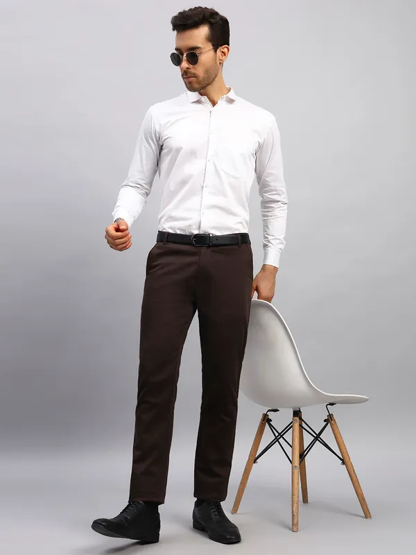 Coffee_And_Brown_Cotton_Mid_Rise_Flat_Front_Slim_Fit_Formal_Trousers_For_Men
