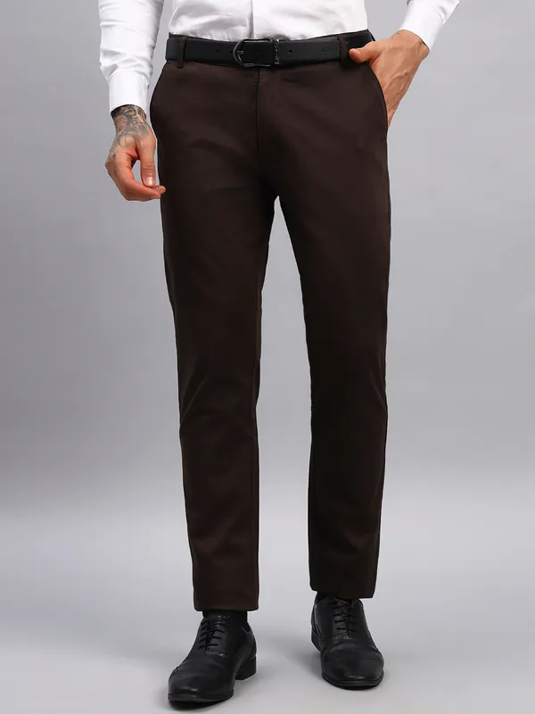 Coffee_And_Brown_Cotton_Mid_Rise_Flat_Front_Slim_Fit_Formal_Trousers_For_Men