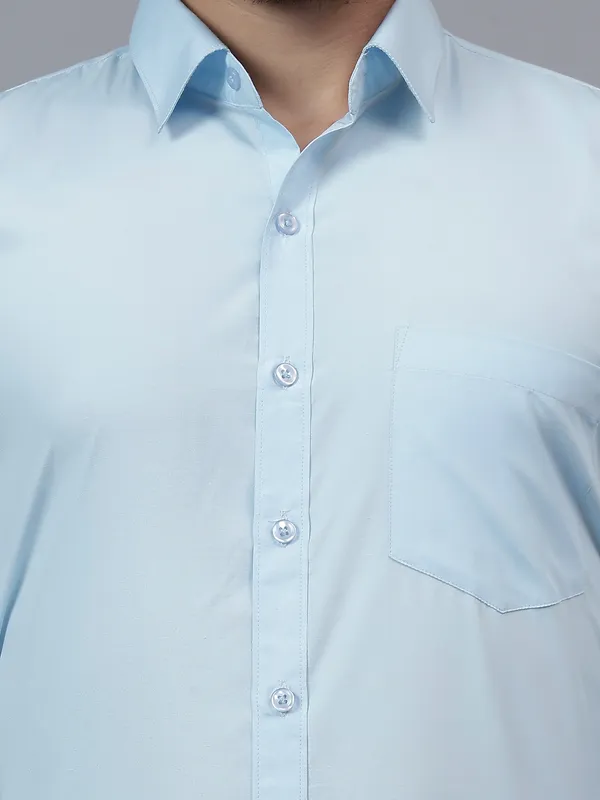 Sky_Blue_Slim_Fit_Solid_Spread_Collar_Full_Sleeve_Rich_Cotton_Formal_Shirt_For_Men