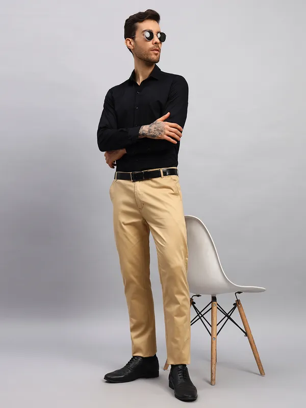 Gold_Cotton_Mid_Rise_Flat_Front_Slim_Fit_Formal_Trousers_For_Men