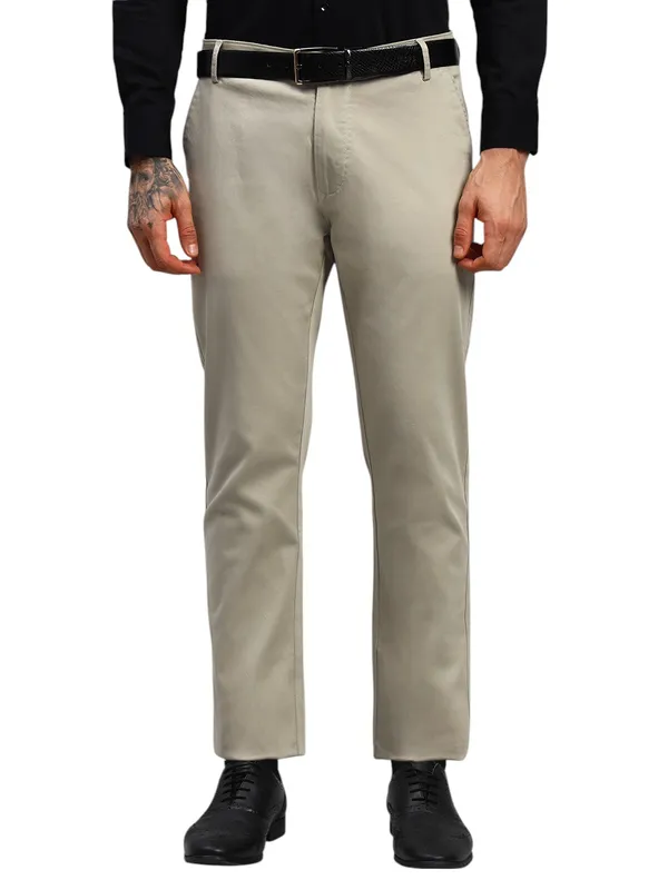 Sea_Green_Relaxed_Straight_Leg_Slim_Fit_Formal_Trousers_For_Men