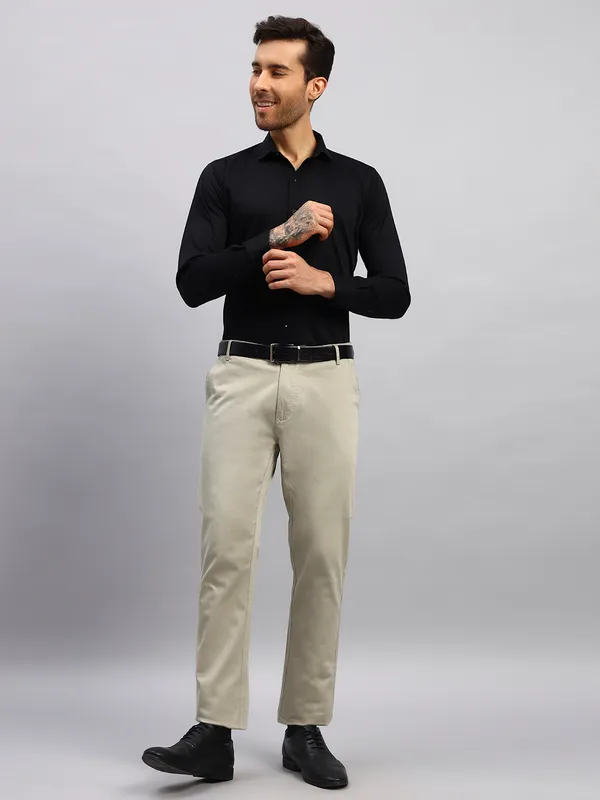 Sea_Green_Relaxed_Straight_Leg_Slim_Fit_Formal_Trousers_For_Men
