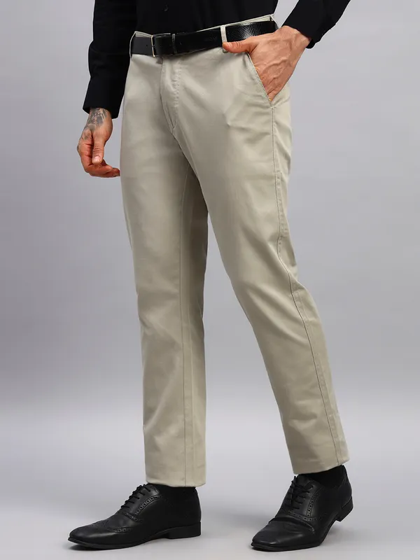 Sea_Green_Relaxed_Straight_Leg_Slim_Fit_Formal_Trousers_For_Men