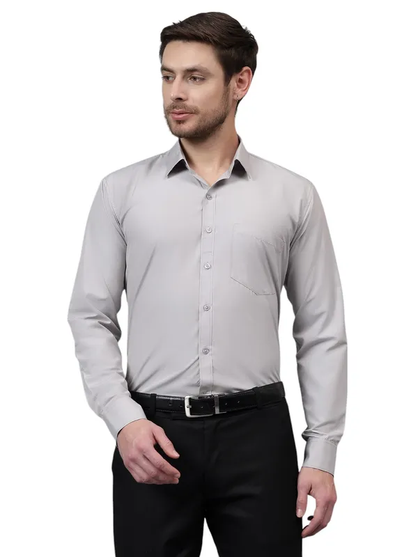 Grey_Slim_Fit_Solid_Spread_Collar_Full_Sleeve_Rich_Cotton_Formal_Shirt_For_Men
