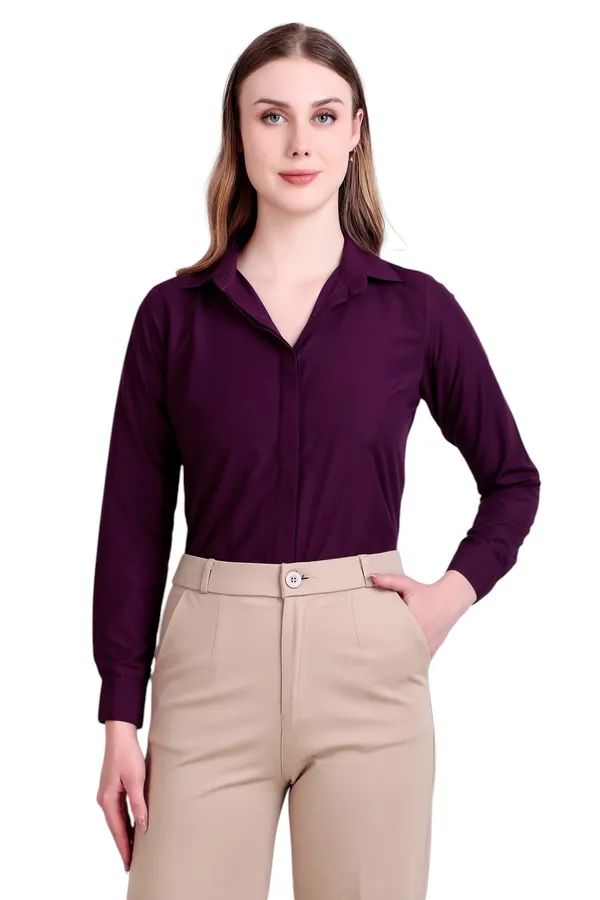 Purple_Regular_Fit_Solid_Spread_Collar_Full_Sleeve_Rich_Cotton_Shirt_For_Women