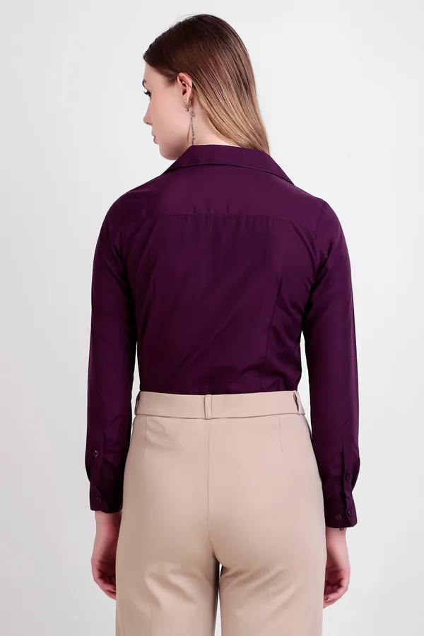 Purple_Regular_Fit_Solid_Spread_Collar_Full_Sleeve_Rich_Cotton_Shirt_For_Women