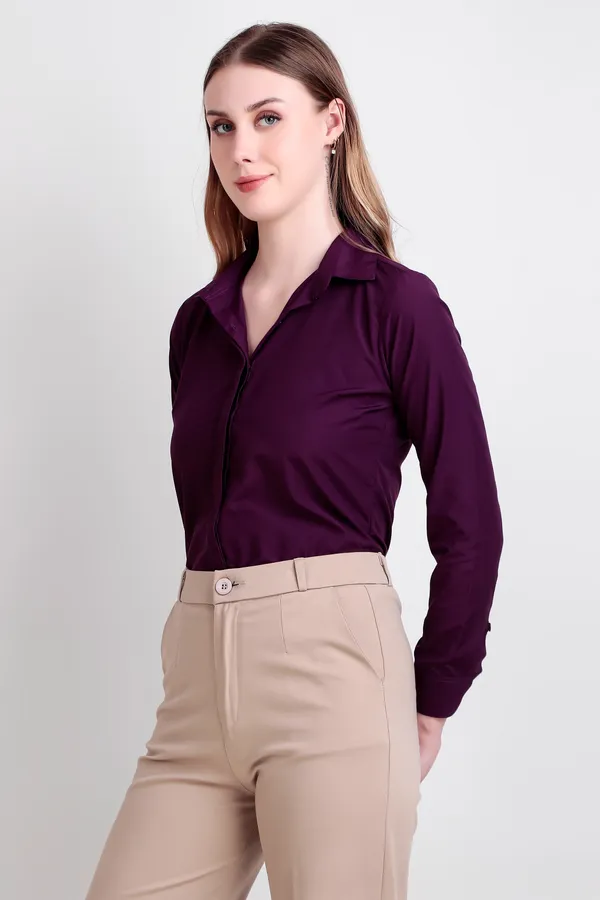 Purple_Regular_Fit_Solid_Spread_Collar_Full_Sleeve_Rich_Cotton_Shirt_For_Women