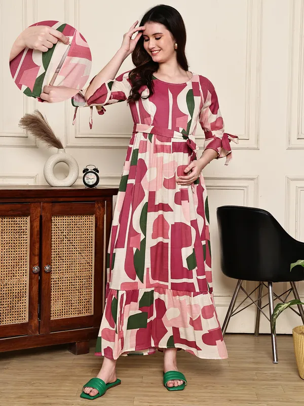 Premium_Cotton_Maternity_Dress_For_Women