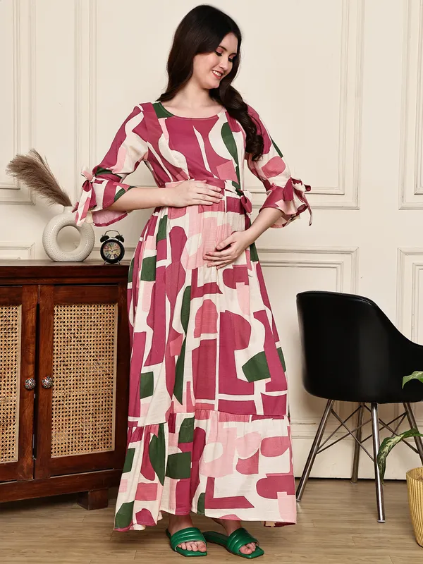 Premium_Cotton_Maternity_Dress_For_Women