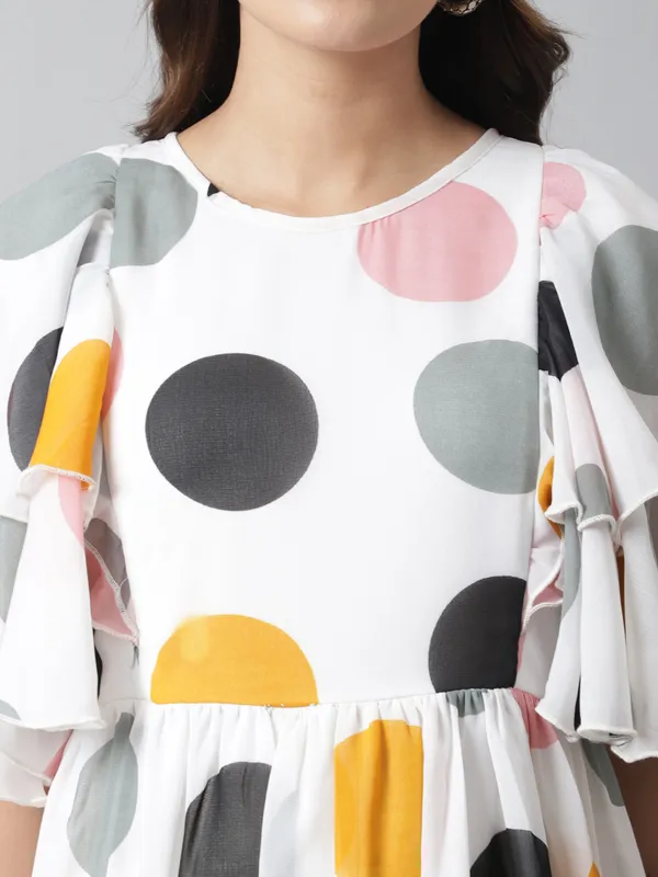 Maternity_Georgette_Polka_Print_Maxi_Dress_For_Women