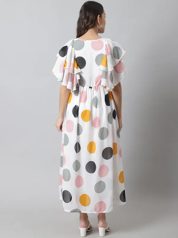 Maternity_Georgette_Polka_Print_Maxi_Dress_For_Women