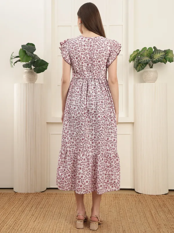 Cotton_Floral_Printed_Maternity_Maxi_Dress_|_V_Neck_With_Flutter_Sleevess_With_Feeding-Friendly_Design|_Everyday_Pregnancy_Wear_For_Women