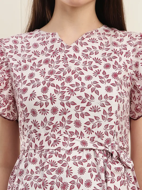 Cotton_Floral_Printed_Maternity_Maxi_Dress_|_V_Neck_With_Flutter_Sleevess_With_Feeding-Friendly_Design|_Everyday_Pregnancy_Wear_For_Women