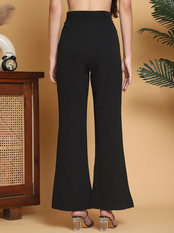 Black_Solid_Full_Length_Bellbottam_Trouser_For_Women