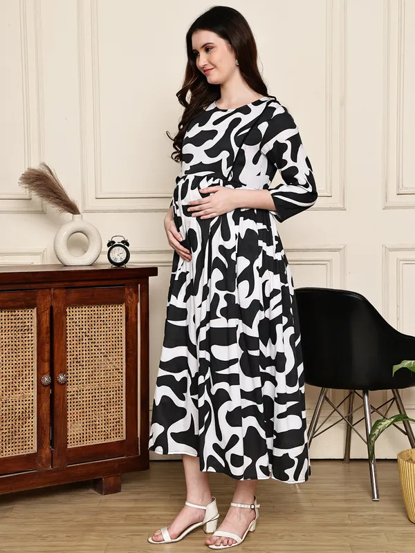 Black_Premium_Maternity_Kurta_Cotton_For_Women