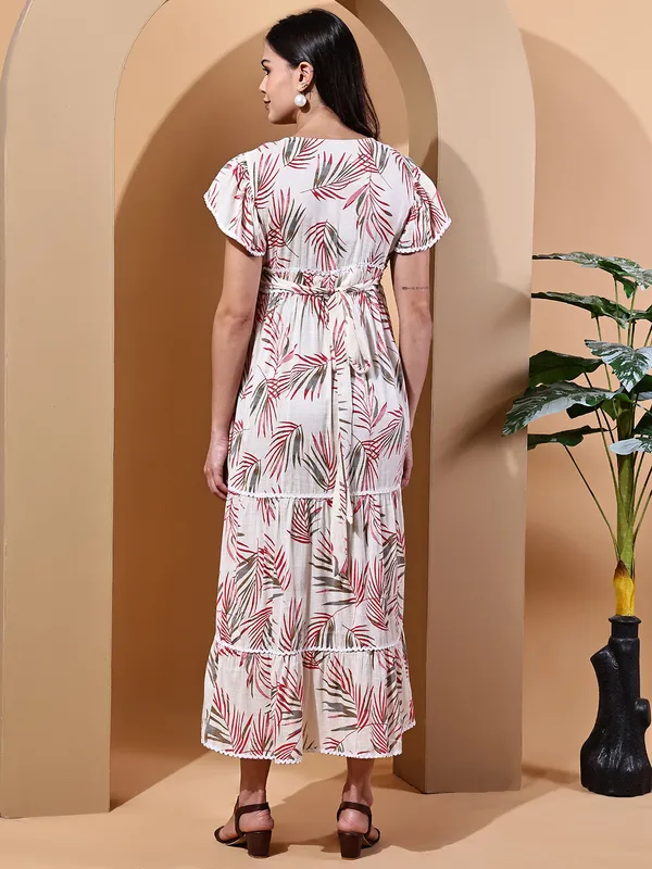 Floral_Print_Cotton_Off_Maternity_Maxi_Dress_For_Women