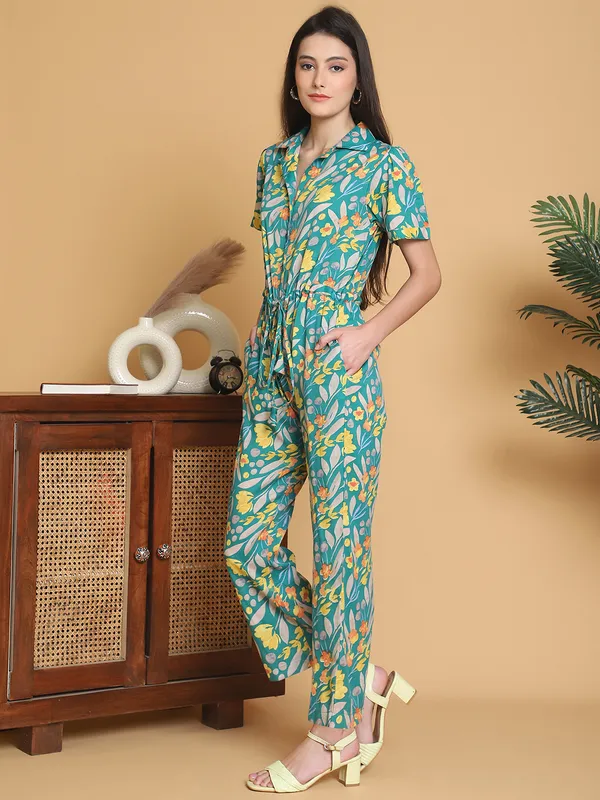 Floral_Printed_Cotton_Jumpsuit_For_Women