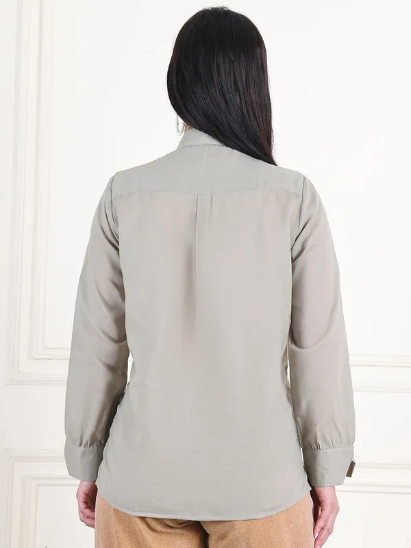 Grey_Solid_Cotton_Lace_Inserted_Maternity_Shirt_For_Women