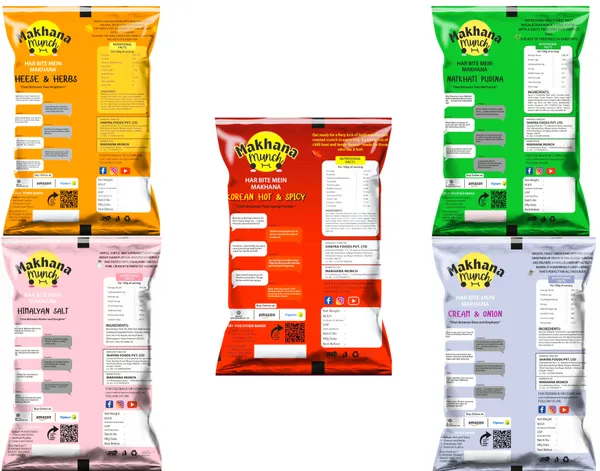 Makhana_Munch_Roasted_Makhana,_Variety_Trial_Pack,_Cheese_&_Herbs,_Korean_Hot_&_Spicy,_Natkhati_Pudina,_Himalayan_Salt,_Cream_&_Onion,_Gluten_Free,_Low_Fat_(14g_each)_(Pack_of_5)
