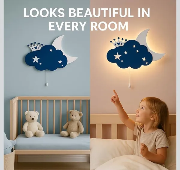 Multicolour_Pine_Mdf_Matte_Kids_Wall_Lamp_/_Night_Light_For_Wall_Hang