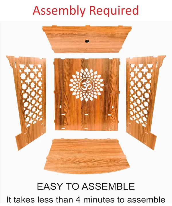 Beautiful_Wooden_Temple_|_MDF_Pooja_MANDIR_for_Home_and_Office_use_with_LED_SPOT_Light_|_Engineered_Wood_Pooja_Stand_with_Storage_Shelves_|_Size_-_H_15.5_x_L
12.5_x_W_9_inch