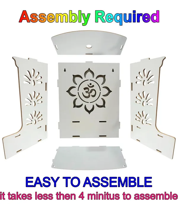 Beautiful_Wooden_Temple_|_MDF_Pooja_MANDIR_for_Home_and_Office_use_with_LED_SPOT_Light_|_Engineered_Wood_Pooja_Stand_with_Storage_Shelves_|_Size_-_H_15.5_x_L
12.5_x_W_9_inch