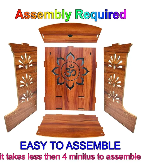 Beautiful_Wooden_Temple_|_MDF_Pooja_MANDIR_for_Home_and_Office_use_with_LED_SPOT_Light_|_Engineered_Wood_Pooja_Stand_with_Storage_Shelves_|_Size_-_H_15.5_x_L
12.5_x_W_9_inch