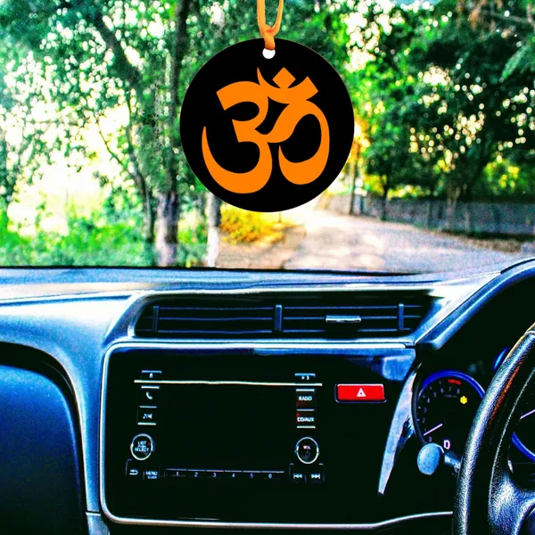 Orange_Acrylic_Matte_Laser_For_Car_Hanging