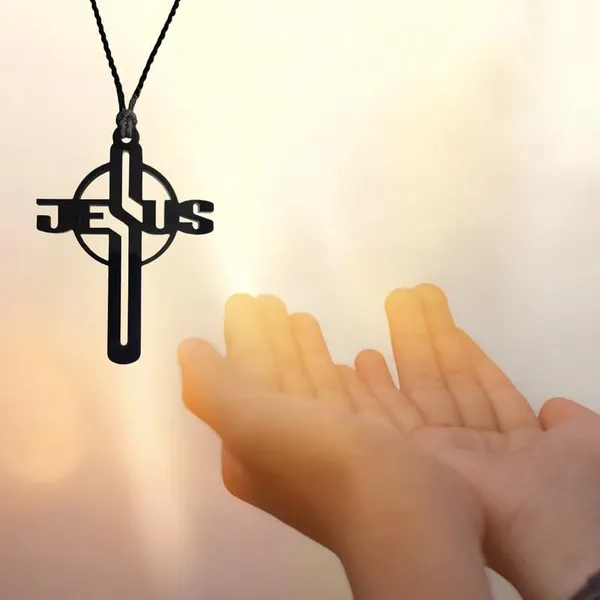Black_Acrylic_Jesus_Polished_Laser_Cut_For_Car_Hanging