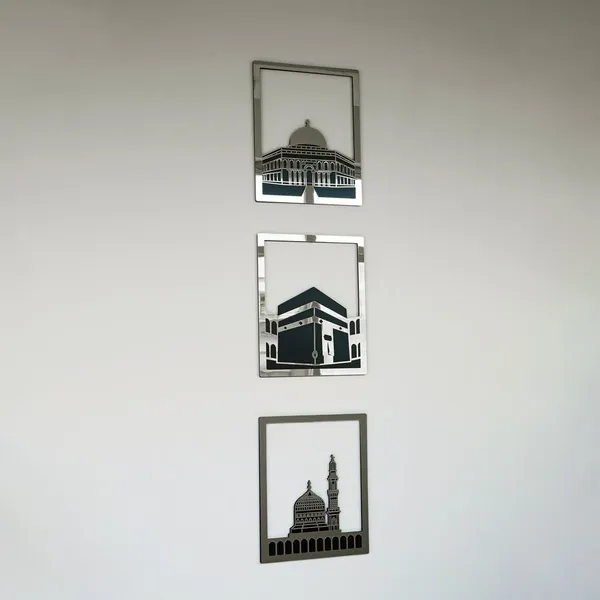 Silver_Acrylic_Set_Of_3_Masjid_Al_Aqsa,_Masjid_Al-Haram_&_Masjid_An-Nabawi_Acrylic_Islamic_Wall_Decor_Art_|_Muslim_Arabic_Calligraphy_Wall_Frame_for_Wall_Decoration_|_Perfect_for_Islamic_Gifts