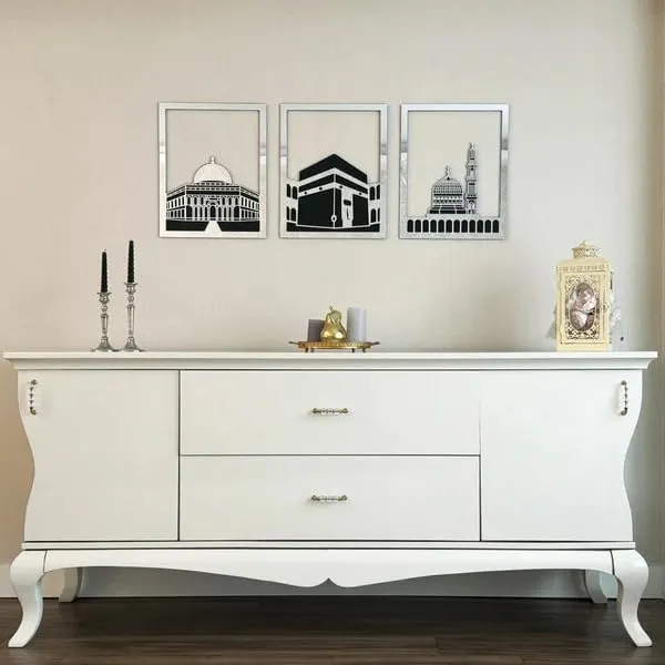 Silver_Acrylic_Set_Of_3_Masjid_Al_Aqsa,_Masjid_Al-Haram_&_Masjid_An-Nabawi_Acrylic_Islamic_Wall_Decor_Art_|_Muslim_Arabic_Calligraphy_Wall_Frame_for_Wall_Decoration_|_Perfect_for_Islamic_Gifts