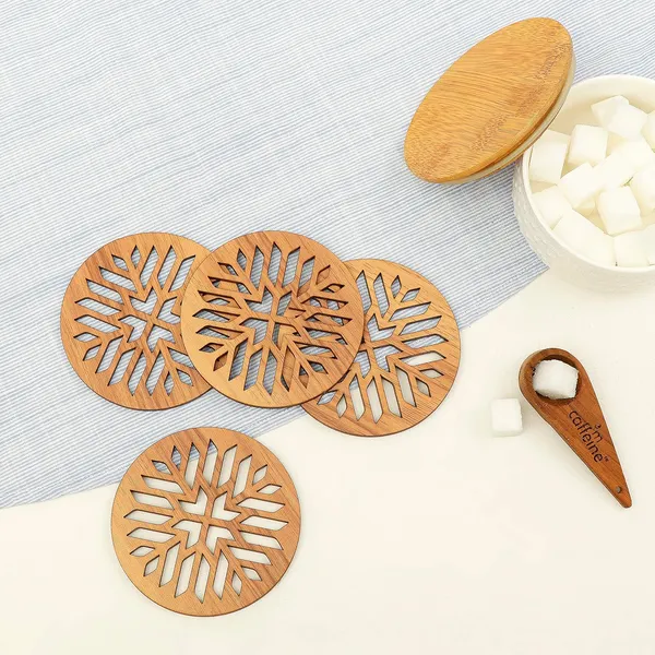 Gold_MdfWood_Varnished_Lasercut_For_Coaster