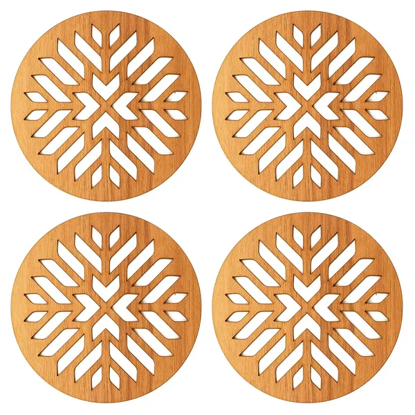 Gold_MdfWood_Varnished_Lasercut_For_Coaster
