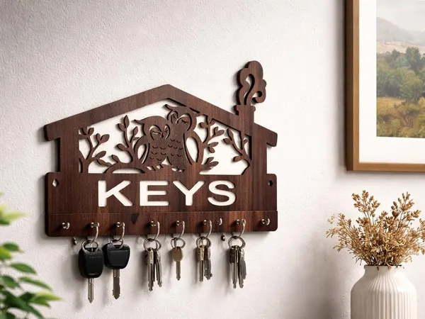 Owl_Key_Holder_-_Wooden_Stylish_Keys_Organizer_&_Stand_for_Home_Decor_-_Handcrafted_Key_Hanger_&_Chain_Holders_-_MDF_Wood_Wall_Mounted